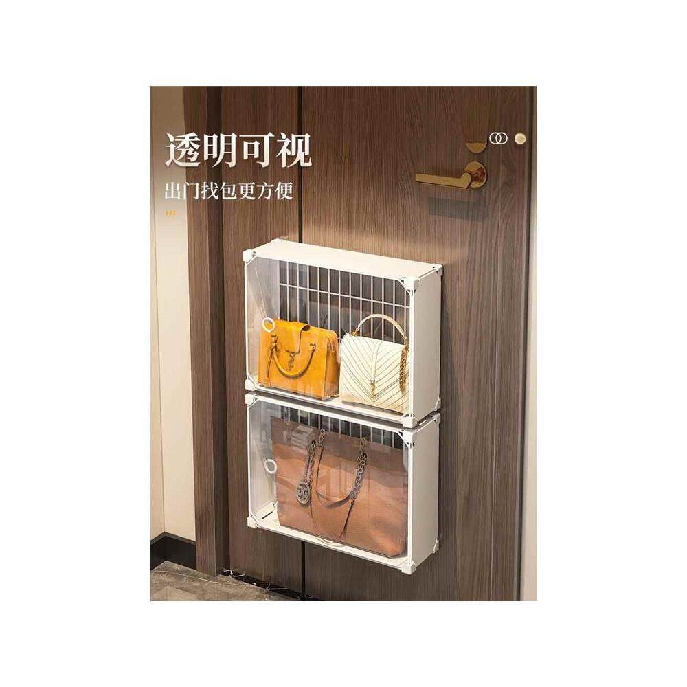 家用门后墙上包包置物架收纳神器防尘免打孔悬挂式皮包展示收纳架,收纳整理,包包收纳袋,淘宝优惠券,粉丝福利购,淘宝优惠卷