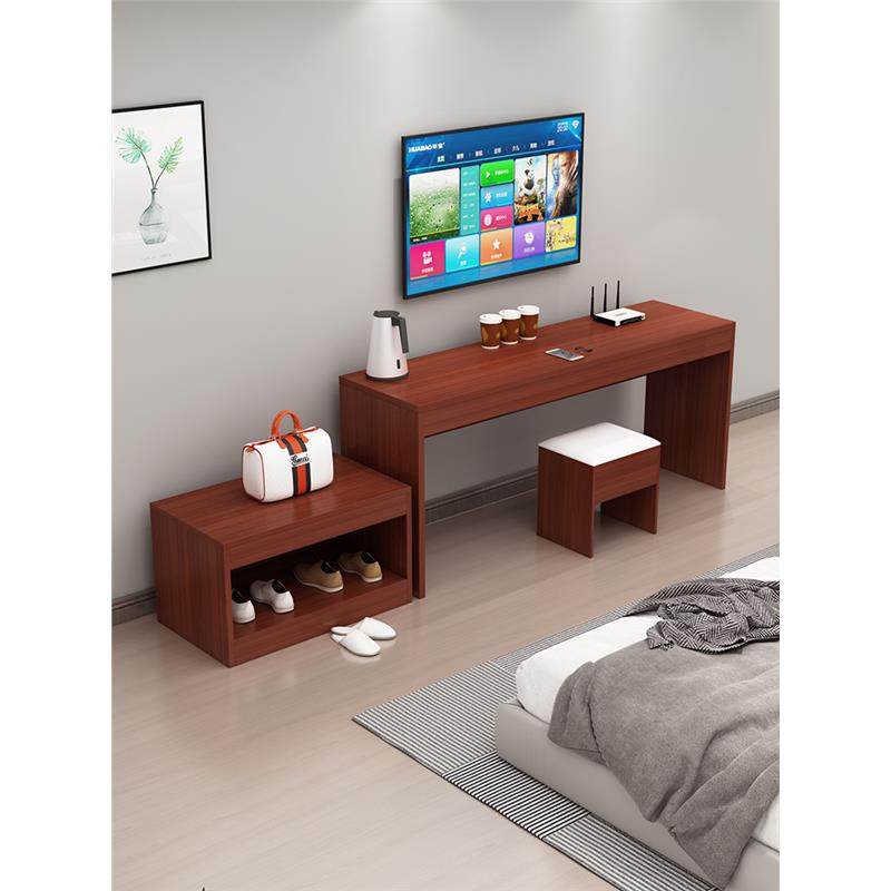 酒店宾馆电视柜行李柜组合现代简约旅馆民宿专用标间全套定制厂家