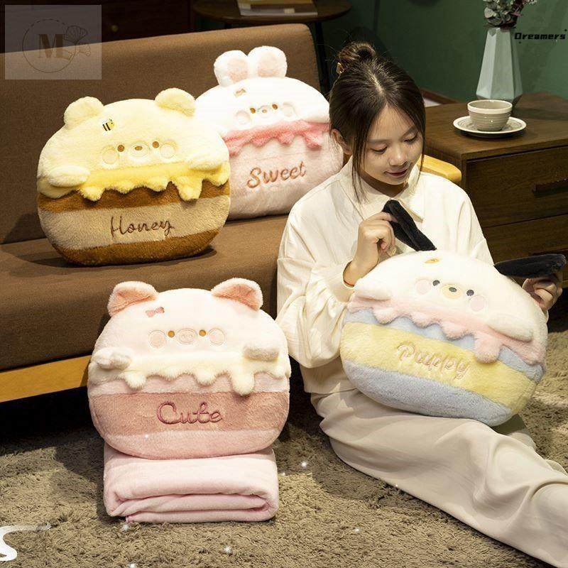 抱枕被子两用暖手抱枕珊瑚绒毯子二合一办公室午睡枕头车上靠厂家,居家布艺,抱枕被,淘宝优惠券,粉丝福利购,淘宝优惠卷