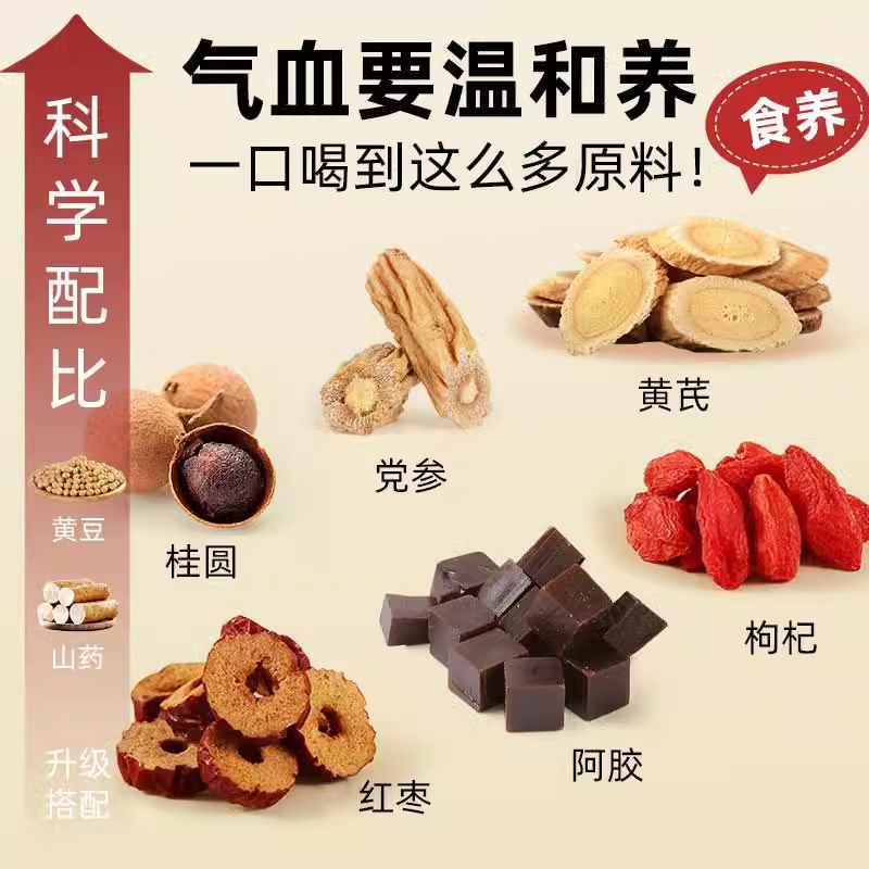 女士减肥专用代餐粉五谷杂粮黄芪党参豆浆粉早餐速溶红枣桂圆枸杞山薬养生粉适合自律人群代餐食用能低负担饱腹补气血能助力养颜​