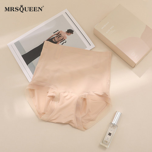 MRSQUEEN高腰收腹女士内裤简约