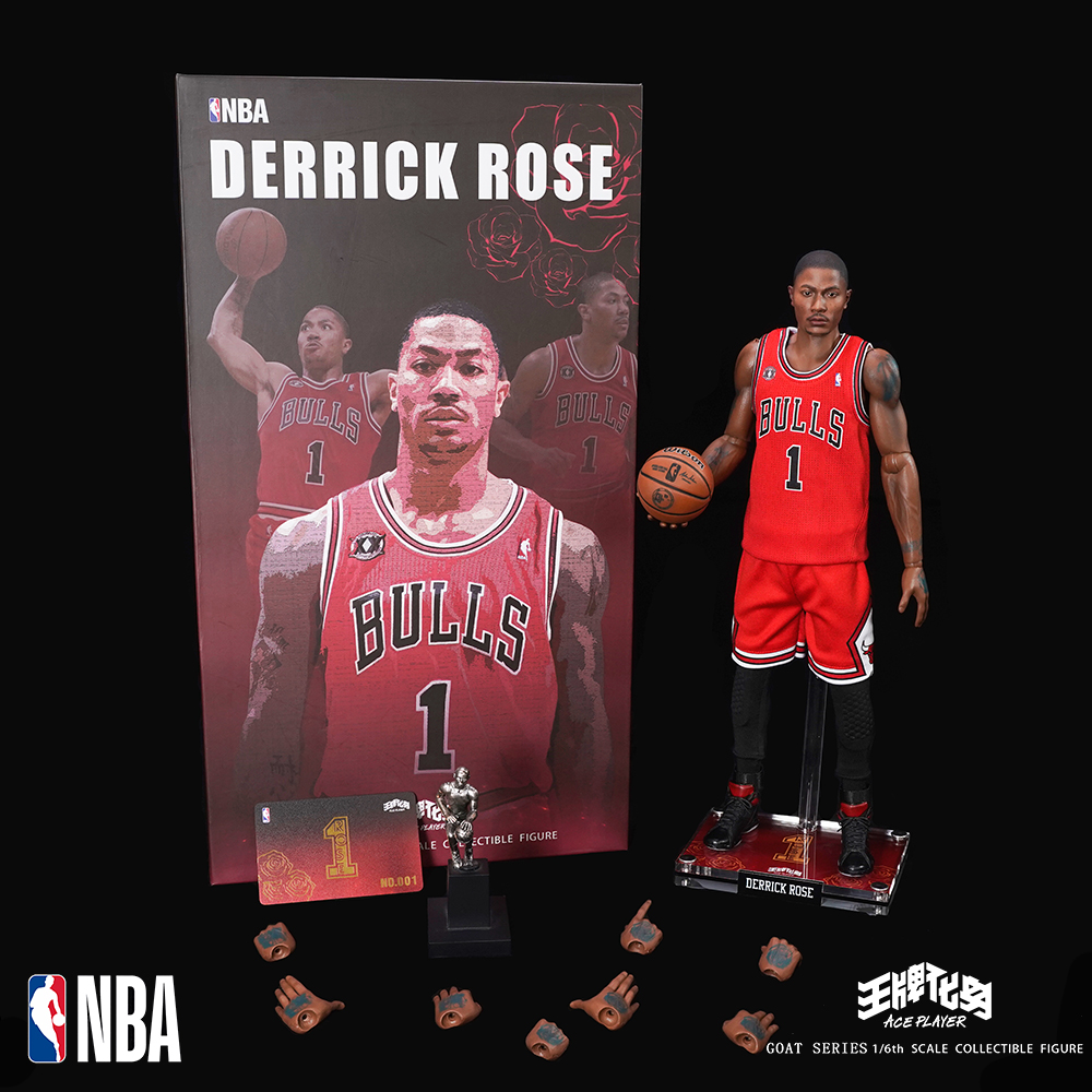 王牌化身正版NBA罗斯兵人手办