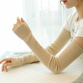 毛衣胳膊套加厚保暖毛线露指手臂套假袖 针织袖 套女2025春秋新款 子