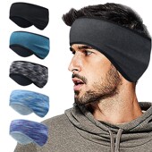 冬季 跑步帽子男士 防风头套发带运动耳罩冬天骑行护耳保暖头套护额