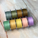 0.2mm极细南美圆蜡线 手工编织戒指手绳细线股线macrame编绳线材