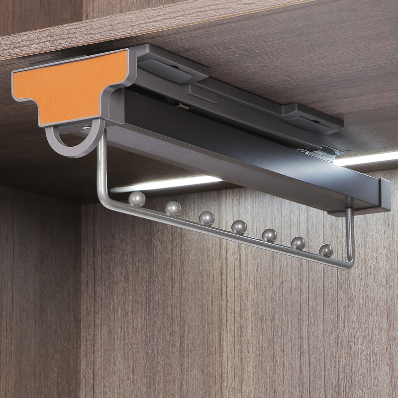 衣柜玄关抽拉式挂衣杆