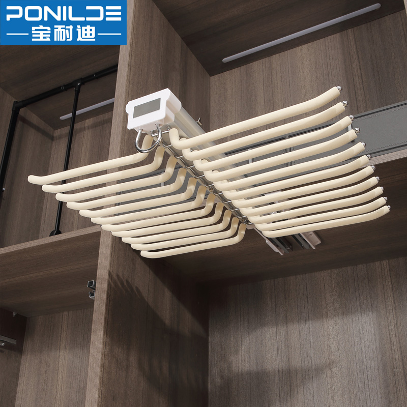 顶装双排多功能抽拉裤架