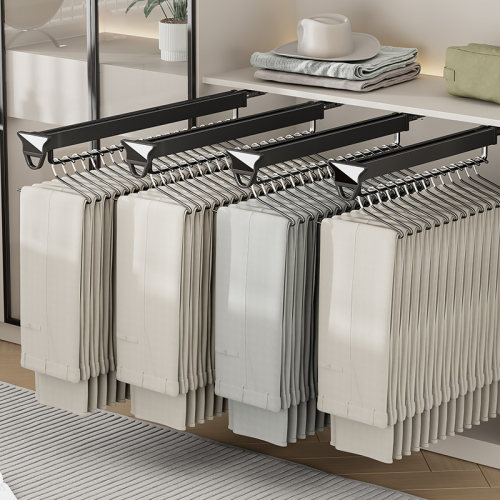 伸缩抽拉滑轨裤架！送运费险