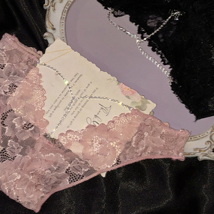 高级性感内裤女蕾丝女生火辣新款2025勾人绑带诱惑老公丁字裤纯欲