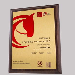 实木奖牌定制定做授权证书制作经销商加盟授牌创意代理商荣誉牌匾