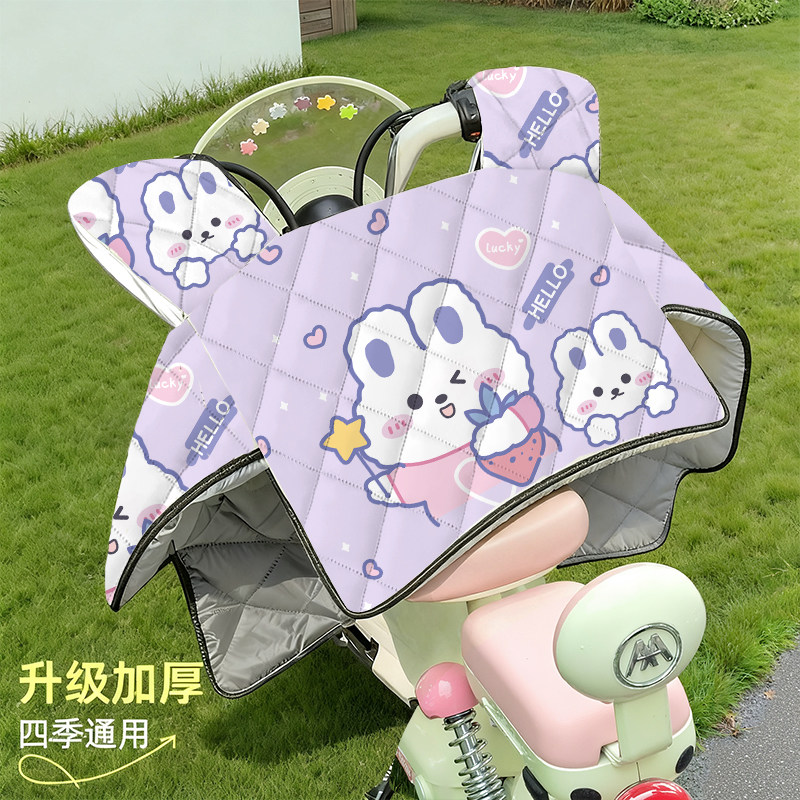 四季通用双面防雨挡风被加绒
