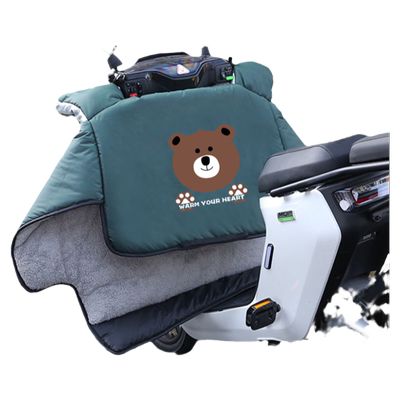 秋冬季加绒加厚防水电动车挡风被