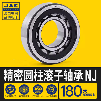 JAE轴承NJ202 203 204 205 206 207 208 209 210 ECP圆柱滚子ECM