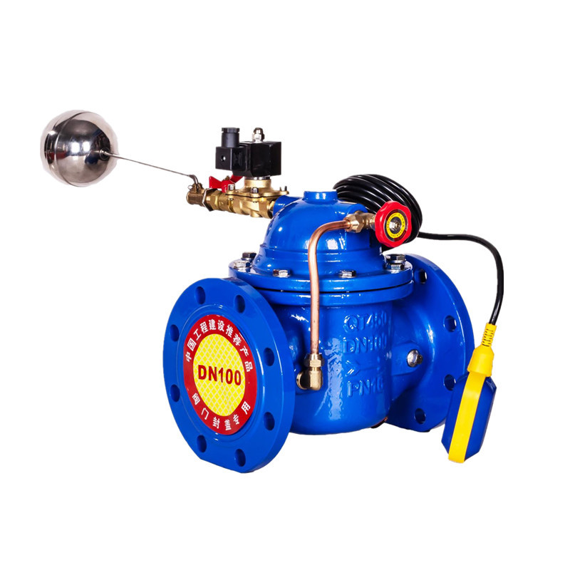 109X-16Q球墨铸铁法兰自动加电动浮球阀DN40-300电磁遥控保湿阀