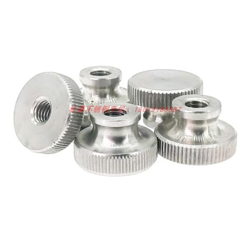 304不锈钢滚花高螺母手拧台阶通盲孔装饰帽GB806M3M4M5M6VM8M10M1