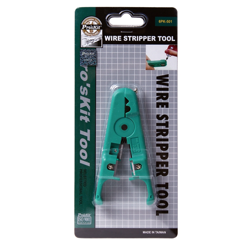 台湾宝工6PK-501 UTP/STP网络剥线器剥线钳剥网线电话线电线剥线