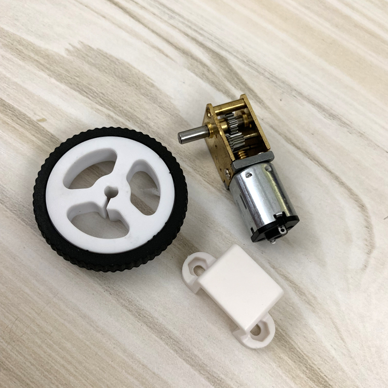 GA12-N20减速电机卧式蜗轮蜗杆微型齿轮马达 3V6V12V智能小车轮子