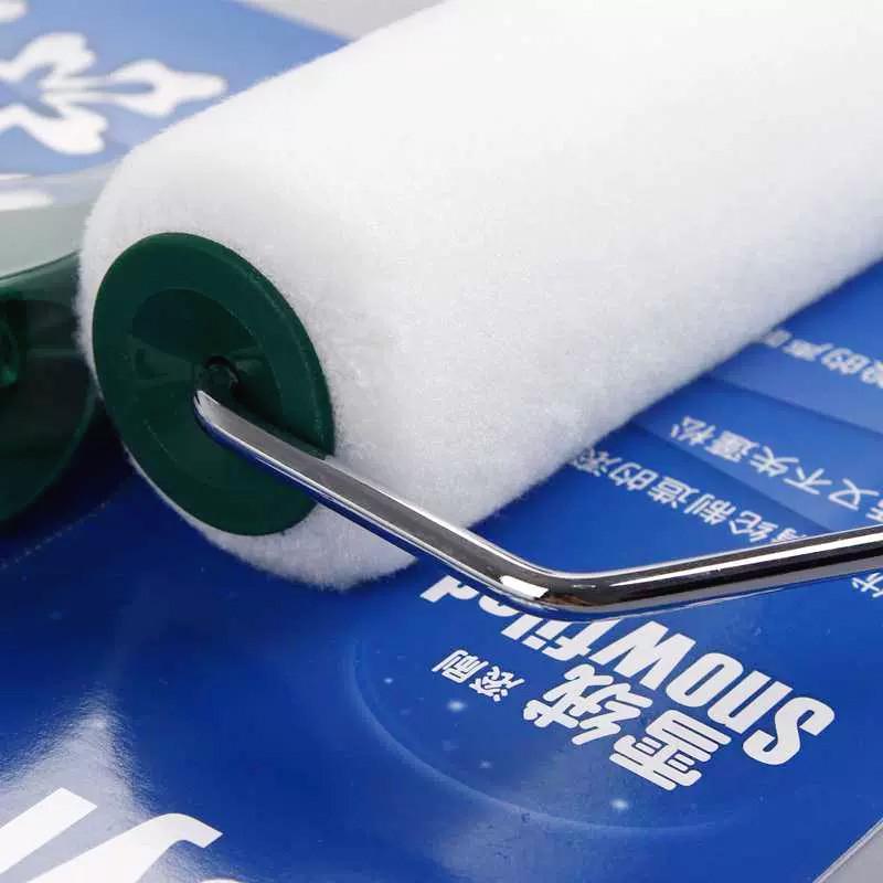 寸9克里滚筒滚筒绒刷斯汀美刷家*漆滚底漆亿面工具雪油漆细毛刷