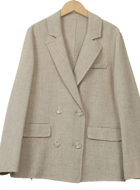 【CMM】A3精选女装秋冬新款高端轻奢定制韩版女黑色西服-1328