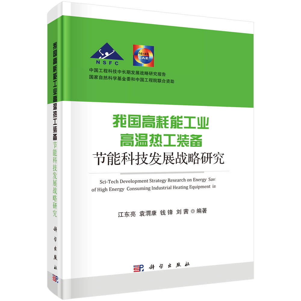 正版现货我国高耗能工业高温热工装备节能科技发展战略研究江东亮编著科学出版社