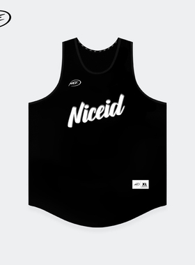 NICEID NICE潮流篮球训练服实战透气运动背心宽松坎肩无袖上衣
