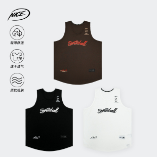 运动背心篮球训练实战速干宽松男女 STREETBALL美式 NICEID NICE