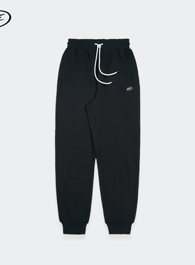 NICEID 针织运动长裤篮球舒适款运动黑色卫裤男女休闲束脚扎袜裤