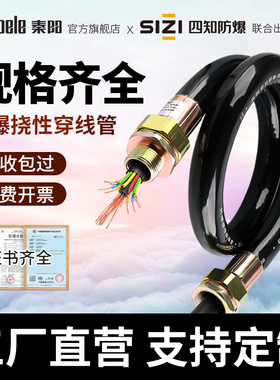 BNG防爆软管挠性连接管4/6分DN20绕线管电线绕性扰性接线管穿线管