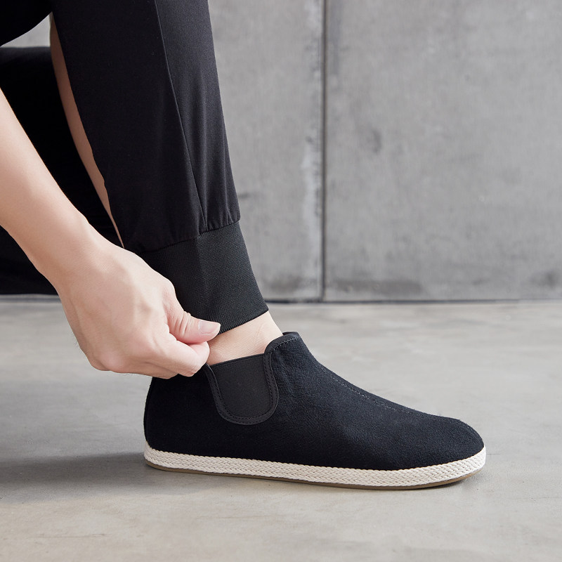 布语堂经典高帮本草手工老北京布鞋男女中国风休闲防滑中老年单鞋,流行男鞋,高帮鞋,淘宝优惠券,粉丝福利购,淘宝优惠卷