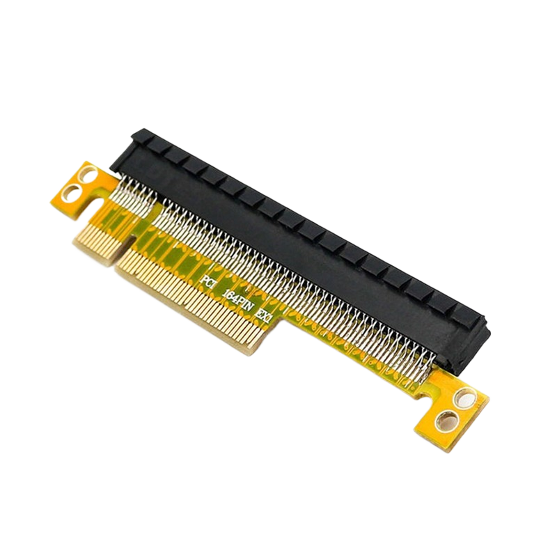 PCI-E 8X转16X转接卡PCIE 8X 16X增高卡直插卡显卡保护延长转接PCIE1X转16X卡pcie x1转x