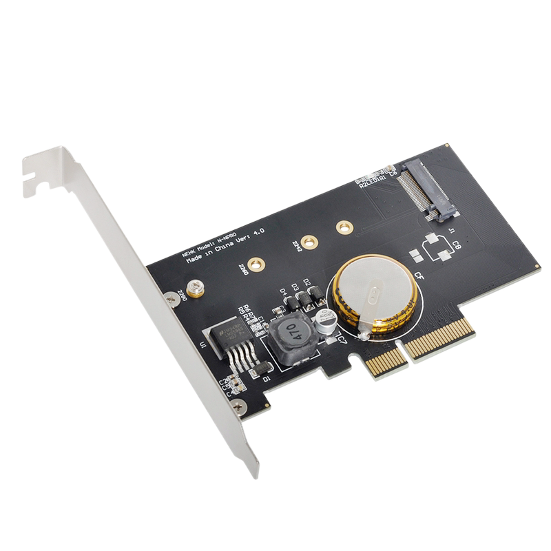半高双挡板断电保护NVME M.2 SSD转to PCIe x4转接卡