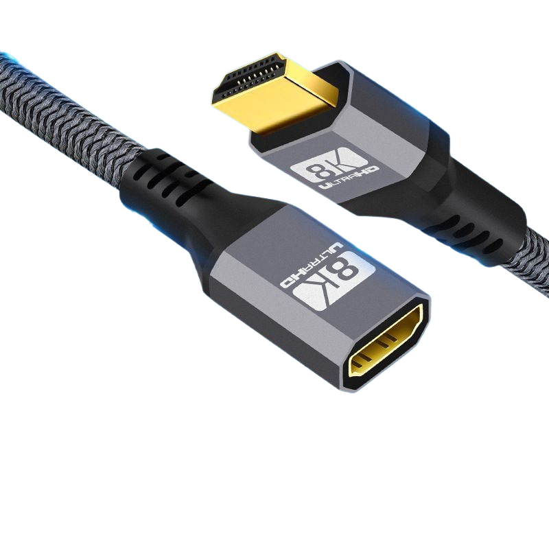 NVME 高清延长线hdmi2.1公对母8k 16K电视电脑投影仪机顶盒HDTV线