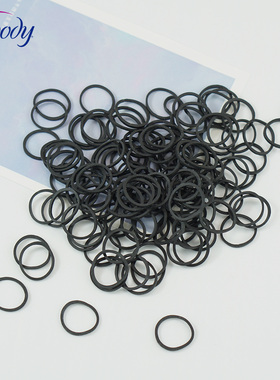 Goody歌妮迷你橡皮筋发绳高弹耐用编发造型发圈头饰发绳100根装