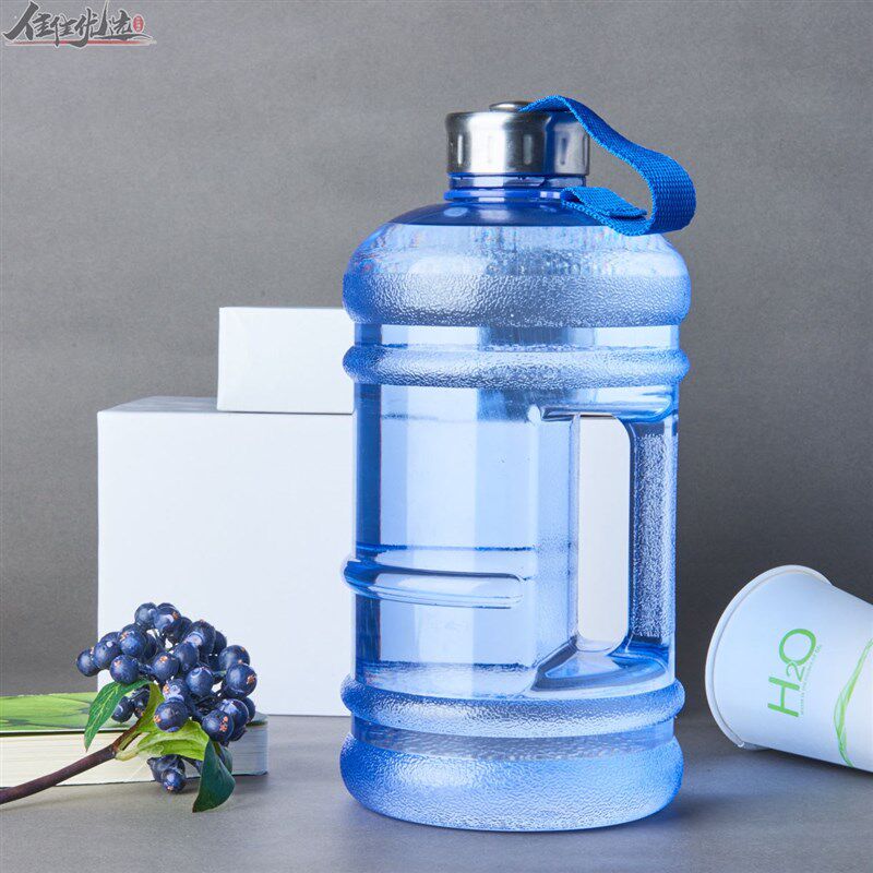水壶2l升超大刻k量容度运动水大户外便携磨砂桶号2000ml水杯子