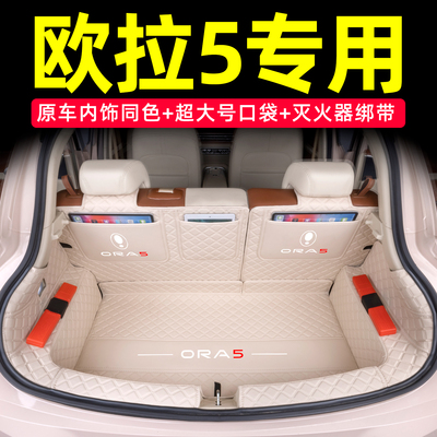 欧拉5专用全包围后备箱垫
