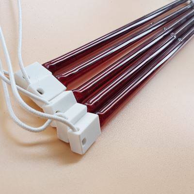 汽车烤漆房烤灯红外线加热管短波卤素灯管鞋机红宝石烘干发热管