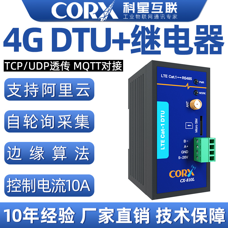 4gdtu模块自轮询采集MQTT协议