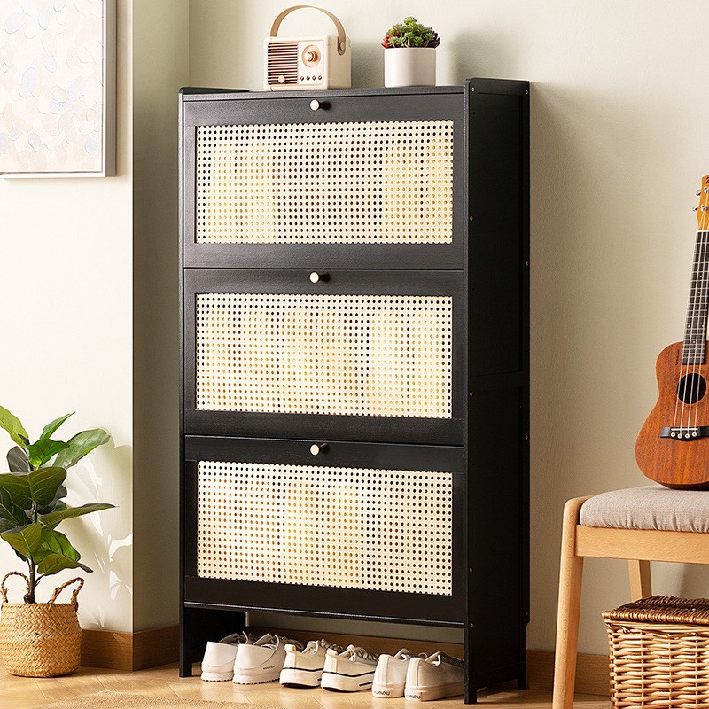 全封闭防尘收纳超薄鞋柜家用门口玄关客厅简约现代组装鞋架子