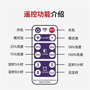 太阳能彩灯 灯串控制器 8功能户外地插控制盒 太阳能电池盒