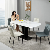 天禧派现代简约微晶石茶几电视柜合集288 门店同款