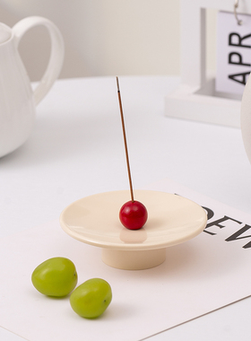 XEMO香托香插家用室内小众香薰线香底座香碟托盘熏香炉摆件