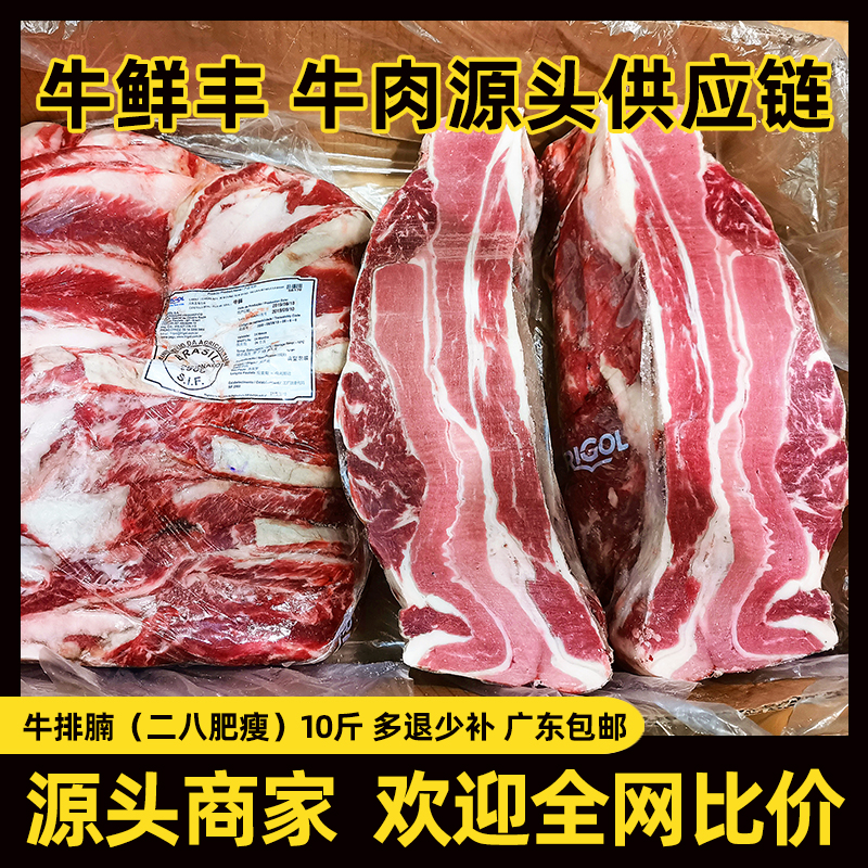 10斤进口牛腩牛肉新鲜商用牛排腩