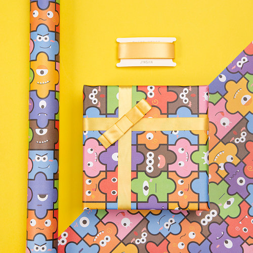 卡通儿童生日礼物大尺寸包装纸