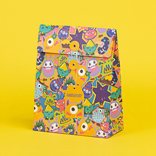 礼盒礼品袋儿童礼物封口包装 袋手提纸袋 生日袋子礼品盒信封包装