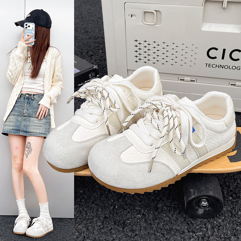 爆款平底德训鞋女2026春季新款阿甘鞋女百搭休闲运动软底小白鞋女,女鞋,德训鞋,淘宝优惠券,粉丝福利购,淘宝优惠卷