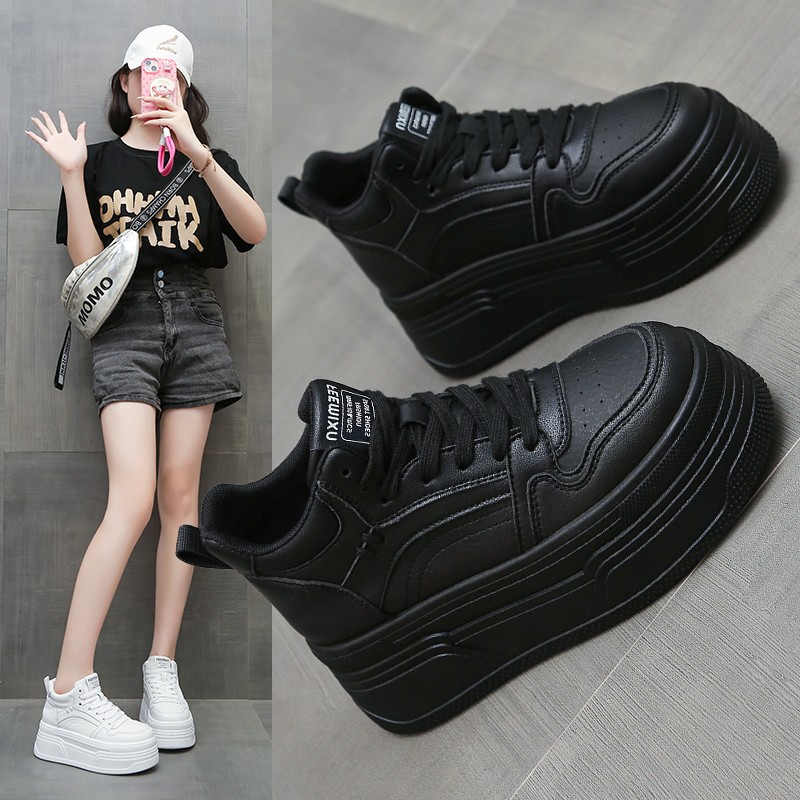 爆款厚底小白鞋女款2025春季新款