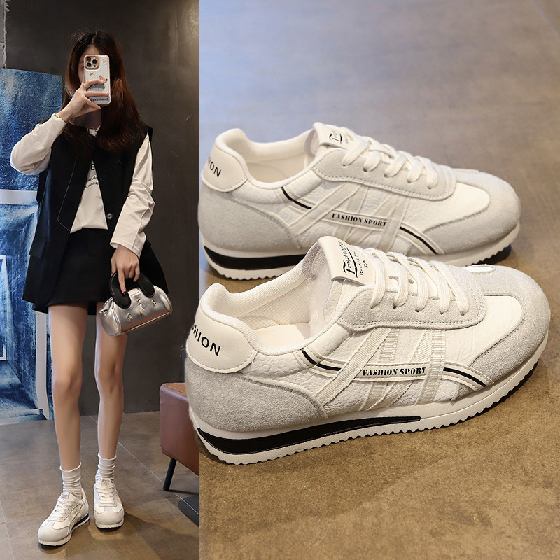 爆款厚底德训鞋女2026春季新款休闲鞋女时尚百搭运动休闲阿甘鞋女,女鞋,德训鞋,淘宝优惠券,粉丝福利购,淘宝优惠卷