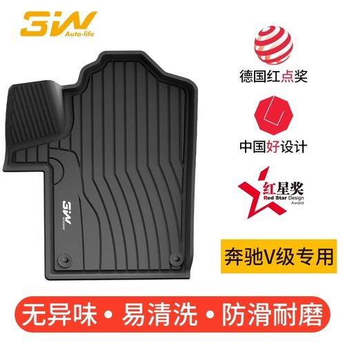 3wtpe适用奔驰埃尔法羊毛脚垫