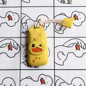 A6L Q5L Q7钥匙壳钥匙包钥匙扣 小黄鸭适用于奥迪A4L