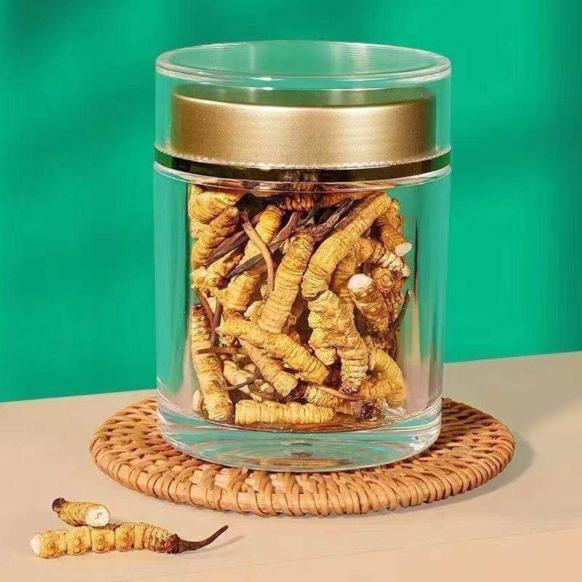 【处理断草】断虫冬虫夏草官方旗舰店非西藏那曲野生虫草正品干货